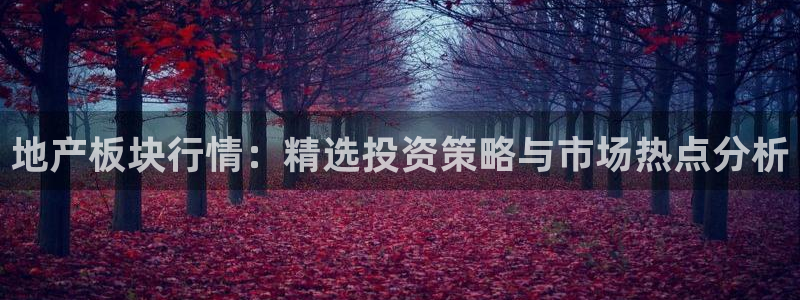 新宝5彩票是正规平台吗：地产板块行情：精选投资策略与市场热点