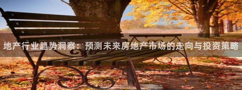 新宝5娱乐招商：地产行业趋势洞察：预测未来房地产市场的走向与