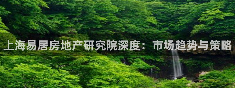 新宝5官网霸：上海易居房地产研究院深度：市场趋势与策略