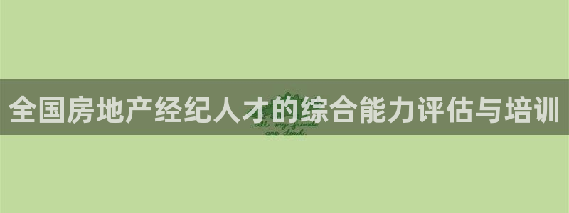 新宝5寂创33300散：全国房地产经纪人才的综合能力评估与培