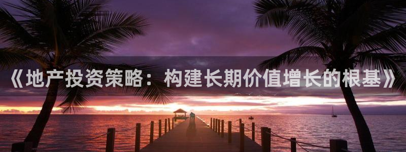 新宝5-：《地产投资策略：构建长期价值增长的根基》