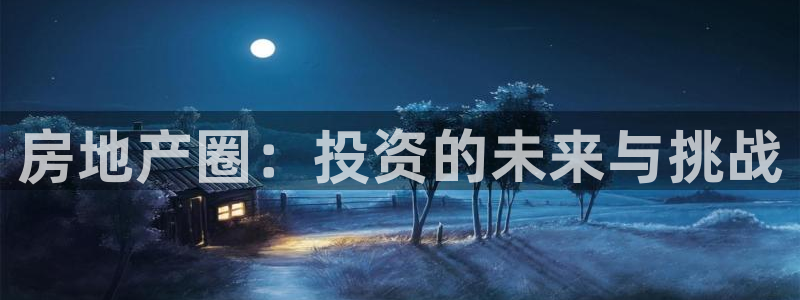 新宝5注册登录：房地产圈：投资的未来与挑战