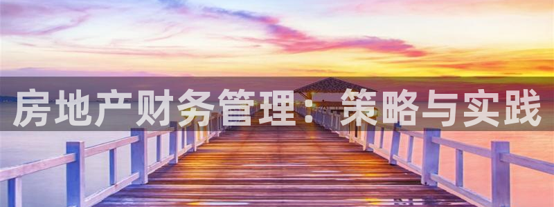 新宝5开好：房地产财务管理：策略与实践