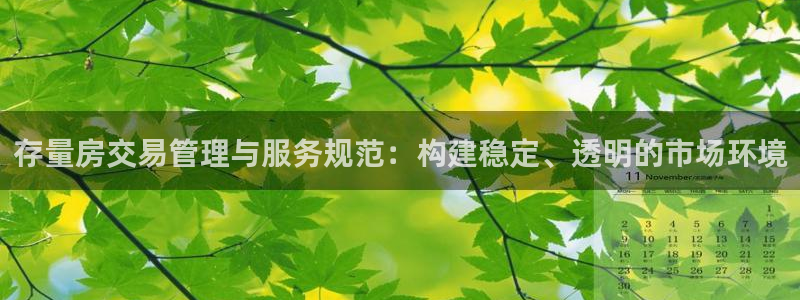 新宝5娱乐：存量房交易管理与服务规范：构建稳定、透明的市场环
