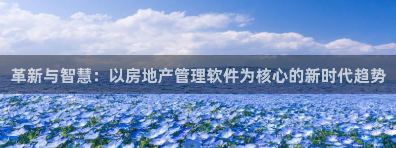 新宝5登录网址：革新与智慧：以房地产管理软件为核心的新时代趋