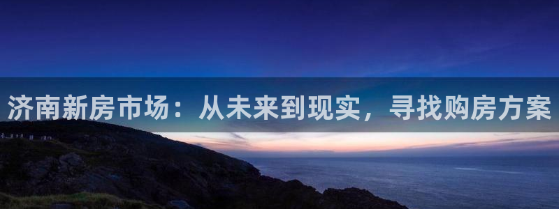 新宝5下载官方：济南新房市场：从未来到现实，寻找购房方案