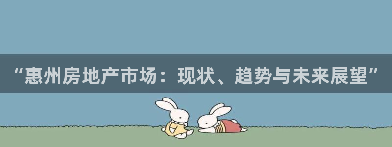 新宝那2O5O5O：“惠州房地产市场：现状、趋势与未来展望”