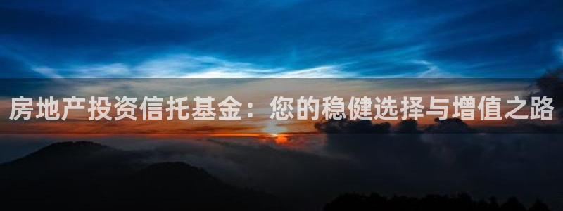 新宝5秒开：房地产投资信托基金：您的稳健选择与增值之路